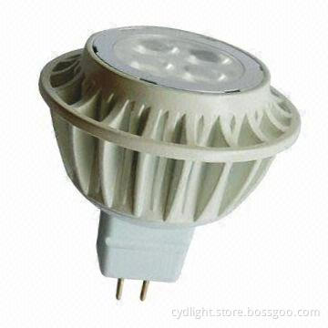 LED MR16 GU5.3 12V Aluminum Spotlight, 4.5W/250lm/36° Angle, 22W Replacement, Dimmable